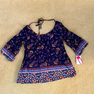 NWT Boho Flowy Blouse